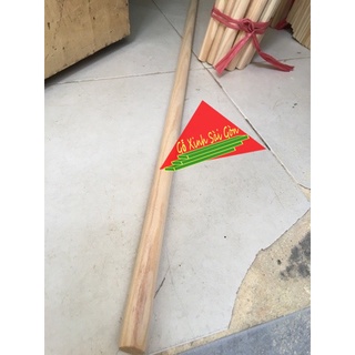 Thanh gỗ thông tròn phi 2cm, dài 1m2 láng mịn đẹp dùng làm trang trí