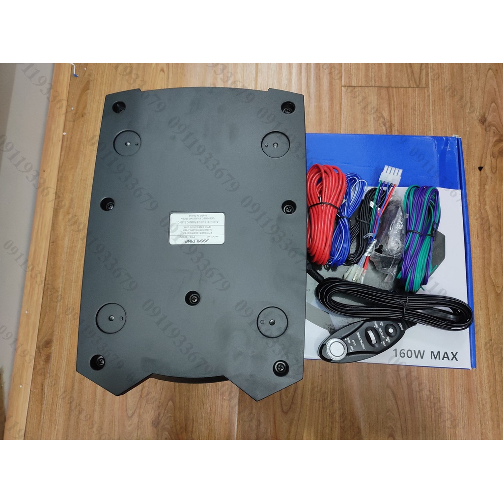 🔥HCM-Loa siêu trầm ,gầm ghế ,sup,bass hàng Nhật Bản loại ALPINE PWE -TO80OC -BH 12 tháng