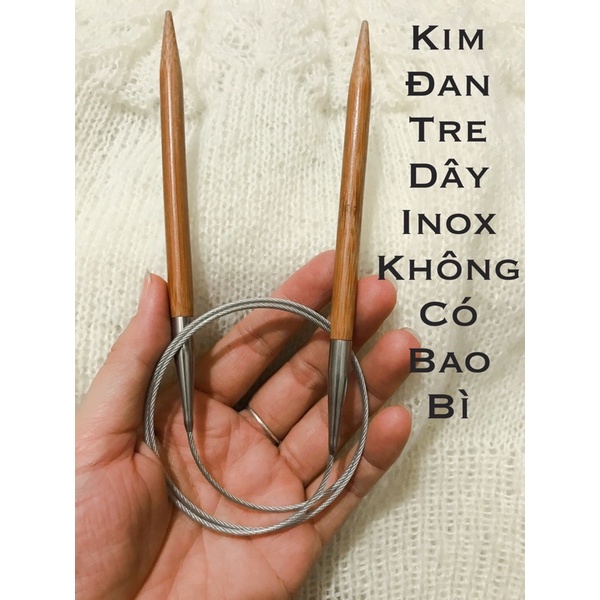 1 Kim đan vòng tre dây inox dài 80cm hình ảnh bao bì có thể thay đổi