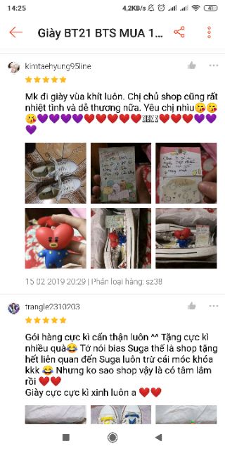 Giày BT21 BTS siu xinh TẶNG QUÀ SIÊU XINH mua giày mà như ôm cả thế giới về😘😘😘