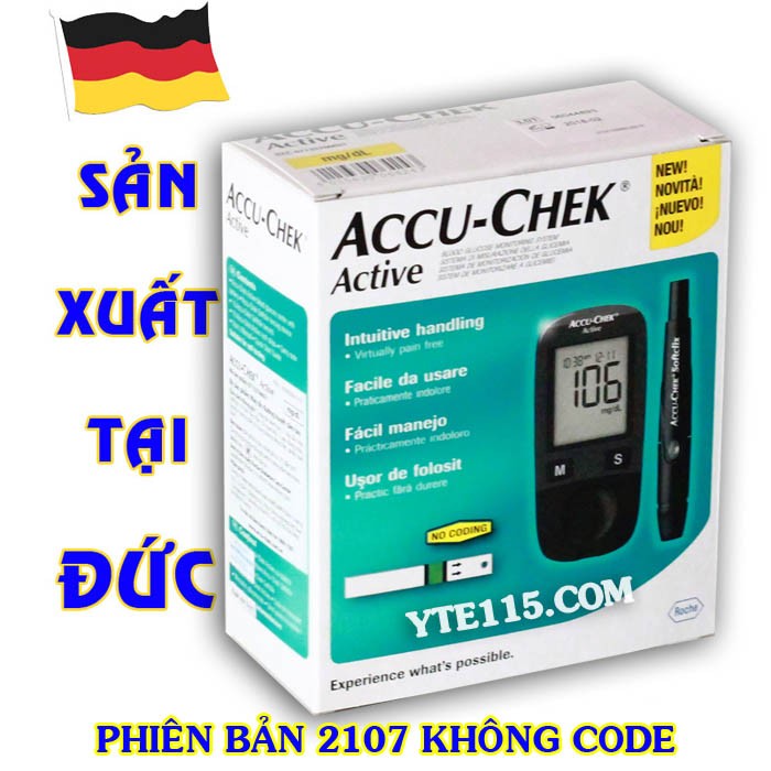 MÁY ĐO ĐƯỜNG HUYẾT ACCU-CHEK ACTIVE THẾ HỆ 4