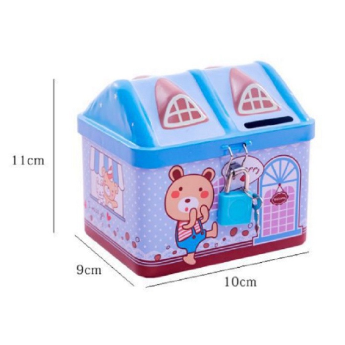 KÉT SĂT ĐỰNG TIỀN HÌNH NGÔI NHÀ MINI CHO BÉ YÊU FULL