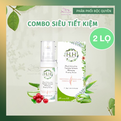 【Set 2 sản phẩm】Kem dưỡng hồng và se khít vùng kín HH 30mlx2