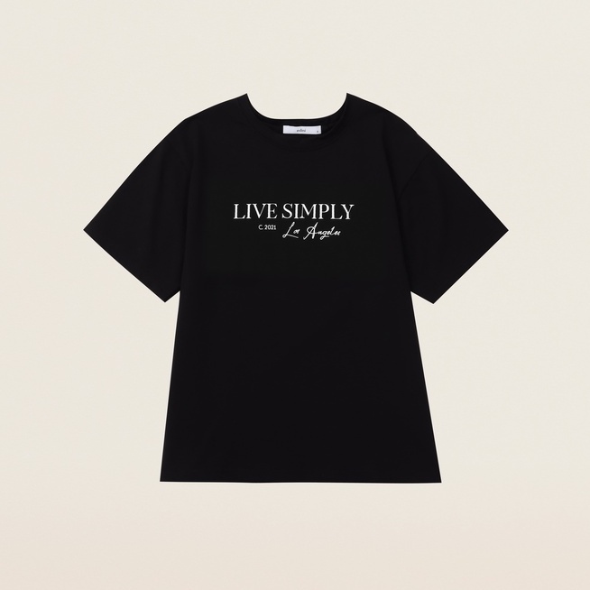 Áo Thun In Chữ Live Simply EDINI - A1189