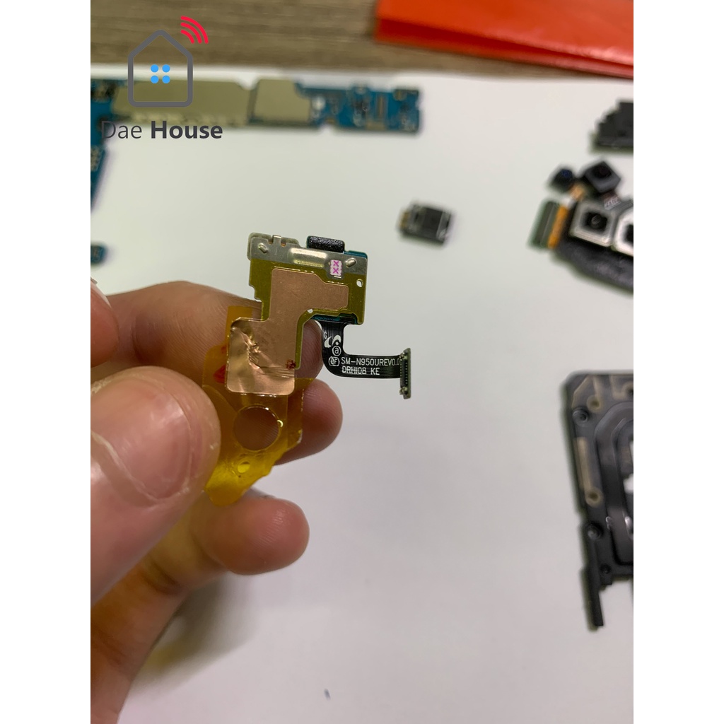 Cụm cảm biến ánh sáng, cảm biến tiệm cận, cảm biến mống mắt bóc máy Samsung Galaxy Note 8 bản Mỹ N950U