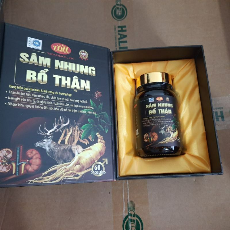 《hộp 60v- cty TĐH》Sâm nhung bổ thận Codycep Hiệu quả cho cả nam và nữ giúp bồi bổ cơ thể khỏe mạnh