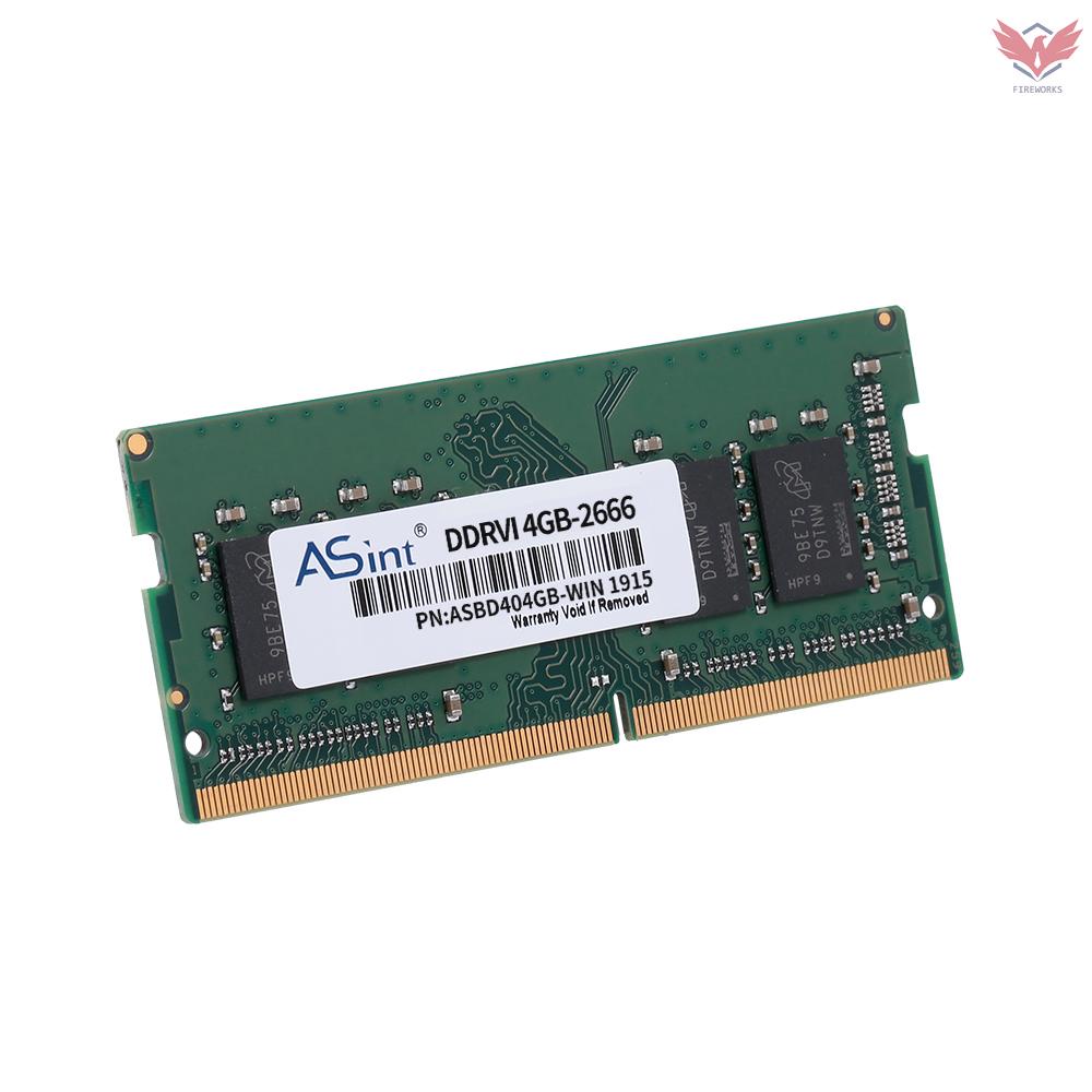Thẻ Nhớ Laptop Asint So-Ddr4-2666 - 4gb Ddr4 2666mhz 240pin 4gb | BigBuy360 - bigbuy360.vn