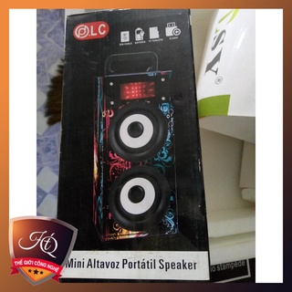 LOA GỖ 2 BASS BLUETOOTH 10w 2 BASS  CÓ USB  Bluetooth