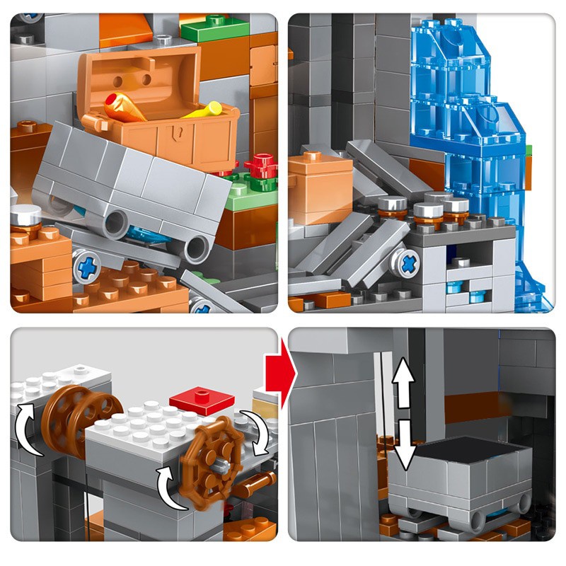 Bộ đồ chơi lắp ráp mô hình Minecraft 1315 mảnh