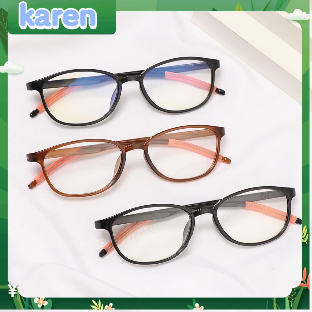 Mắt Kính Đọc Sách Gọng Tròn HD Bằng Nhựa Resin Siêu Nhẹ Màu Trong Suốt Thời Trang Dành Cho Nam Và Nữ