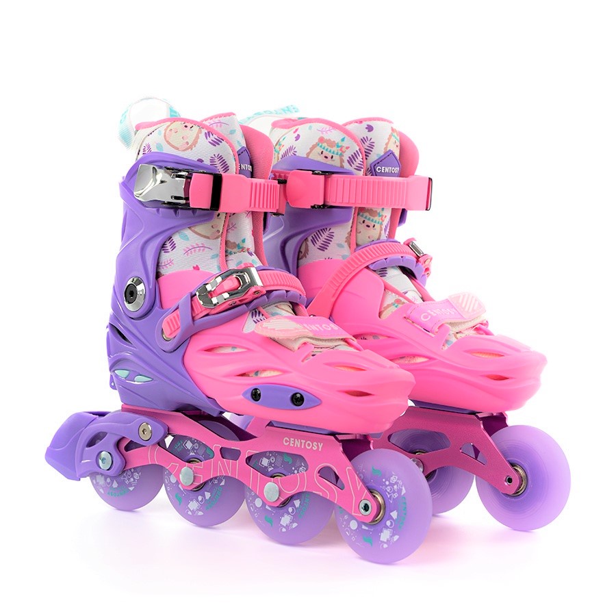 Giày trượt patin trẻ em Centosy Joy Kid CR5 - 8 bánh đèn, form chắc chắn - hàng chính hãng