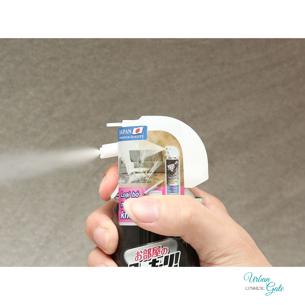 Bình Xịt Khử Mùi thu﻿ốc Lá SUKKIRI Hương Chanh 320ml | Xịt thơm phòng Chai xịt khử mùi thơm phòng