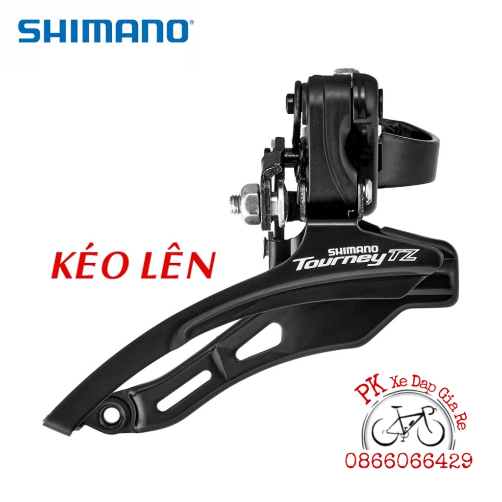 Sang đĩa xe đạp SHIMANO TOURNEY FD-TZ510, Gạt đĩa Shimano chính hãng