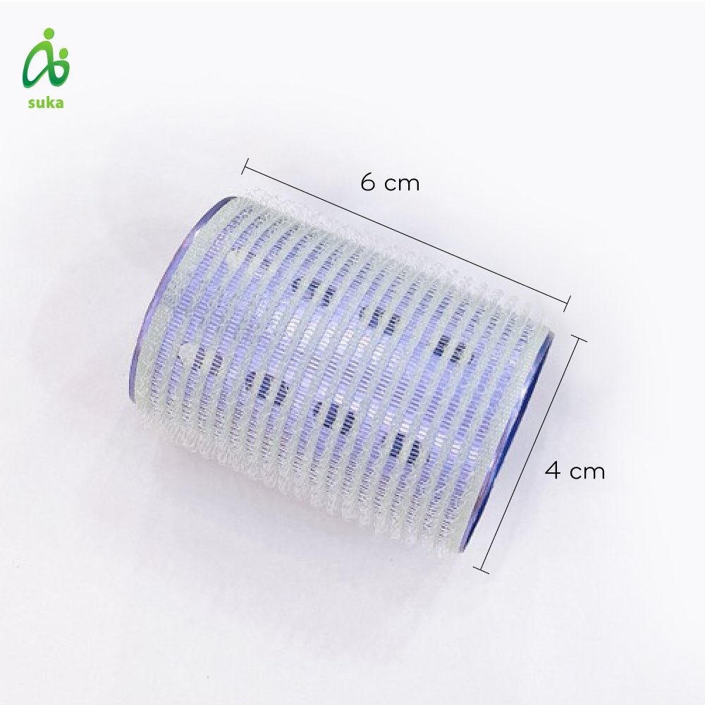 Lô cuốn tóc tự dính size 4x6cm dùng để uốn mái, xoăn, phồng tóc SK