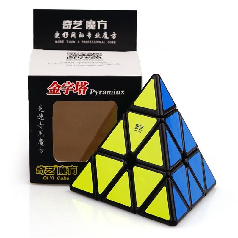 Đồ chơi Rubik QiYi Pyramix Tam Giác Sticker - Rubik Giúp phát triển trí não