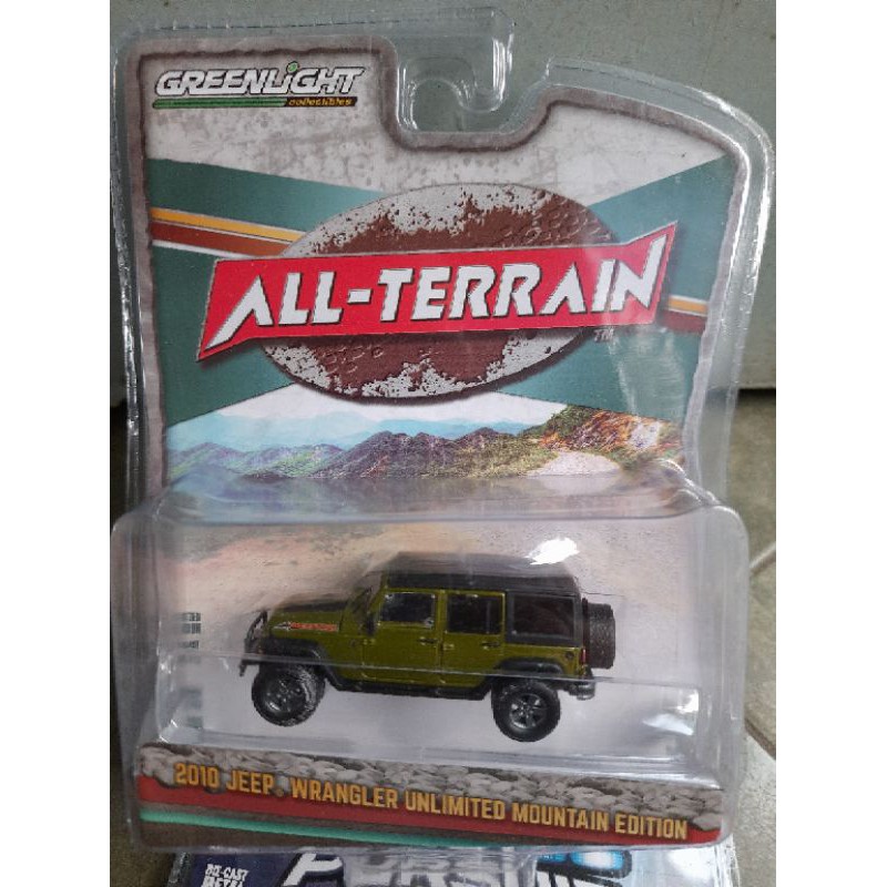 xe Greenlight 2010 Jeep Wrangler mountain màu xanh lá hàng hiếm