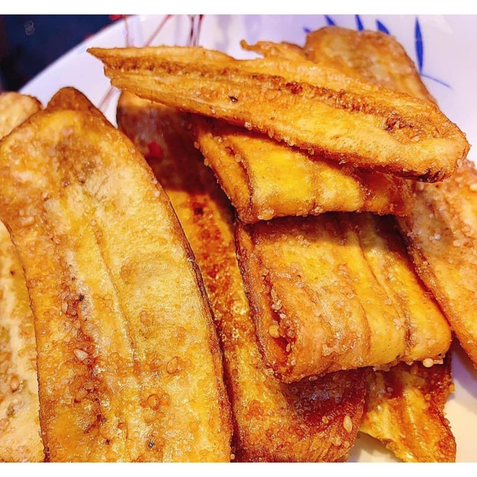 500g Chuối Sấy Mè 💖 FREESHIP 💖 Chuối Sấy Mè Giòn, Chuối Chiên Tẩm Gừng Mè Siêu Giòn Ngon | BigBuy360 - bigbuy360.vn