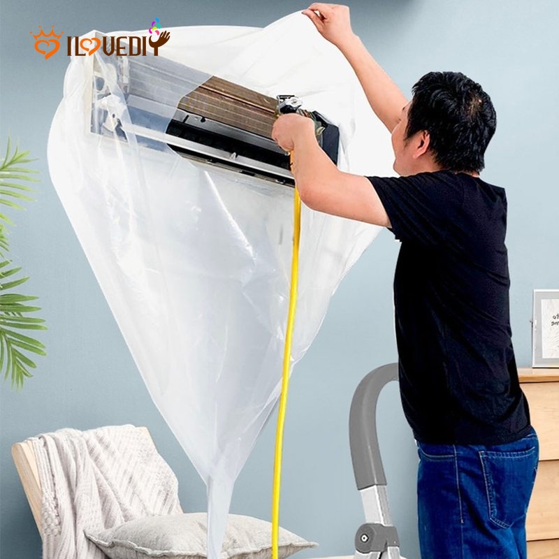 Túi Bọc Máy Điều Hòa Trong Suốt Dùng Một Lần Tiện Dụng