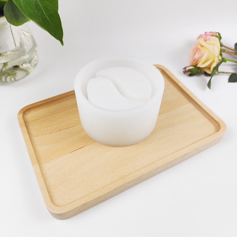 Khuôn Silicone Làm Đất Sét Hình Taichi / Hoa / Ống Đựng Bút Sáng Tạo