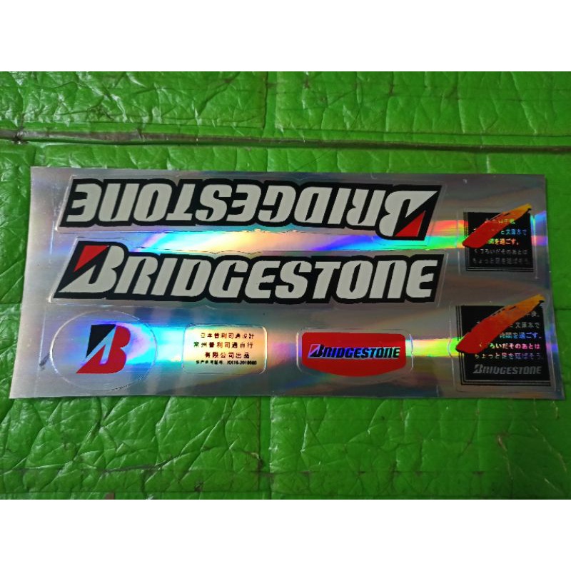Bộ tem dán xe đạp Bridgestone new