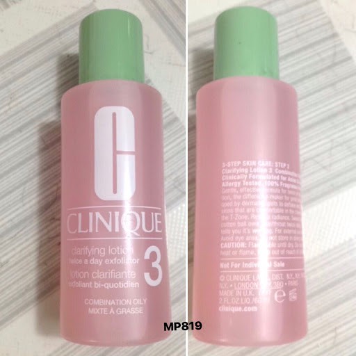 Clini que Toner Cấp Ẩm Số 3 Clarifying Lotion Da Hỗn Hợp Dầu 60ml