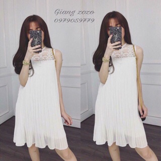 Đầm xếp ly