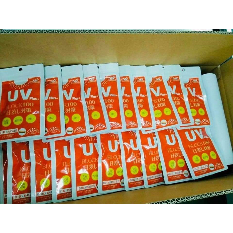 Viên Uống Chống Nắng UV Plus  Nhật Bản 45 viên