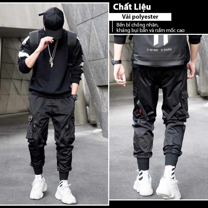 Quần thể thao nam nữ jogger 💖FREESHIP💖 mã TT42 kaki Black thô túi hộp Cao Cấp kiểu bó ống Hàn Quốc chất vải đẹp ống dài | BigBuy360 - bigbuy360.vn