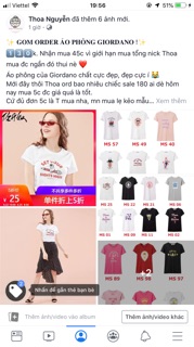 Order áo phông Giordano sale