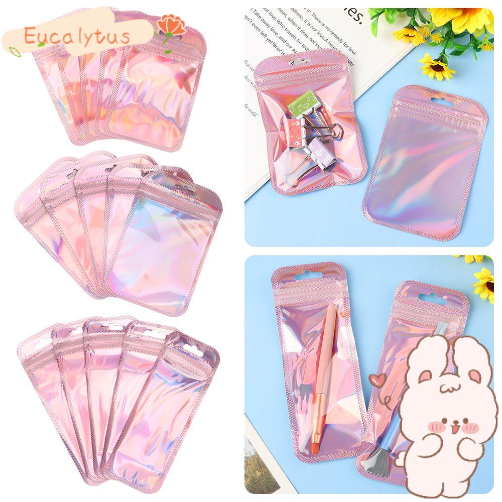Set 50 túi zip nhựa Opp có lỗ treo đựng trang sức tiện dụng