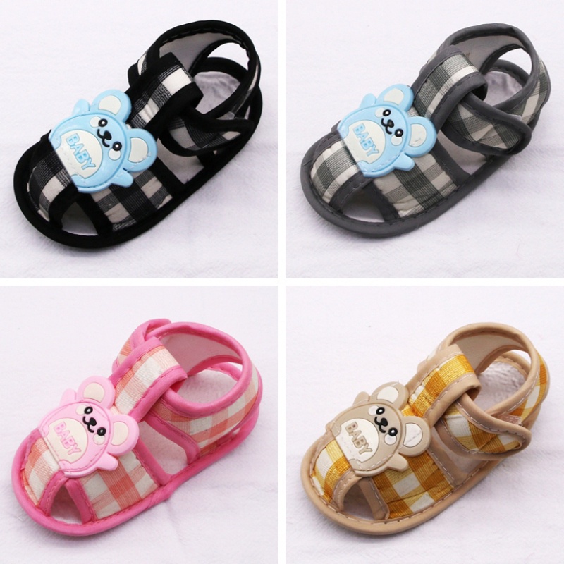 Xăng đan Đế Mềm Bằng Cotton In Họa Tiết Hoạt Hình Dành Cho Bé Trai Gái