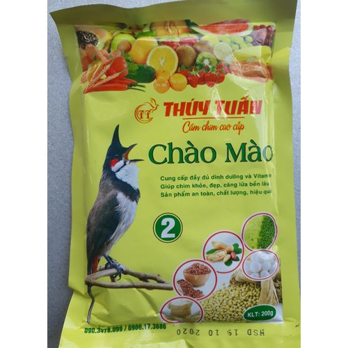 HNTT- Cám chim Thúy Tuấn là loại thức ăn chim dành cho chim cảnh dùng cho chim khuyên chào mào chích chòe họa mi