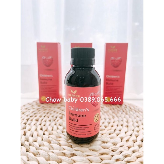 Siro tăng đề kháng Children's Immune Build Harker - 150ml