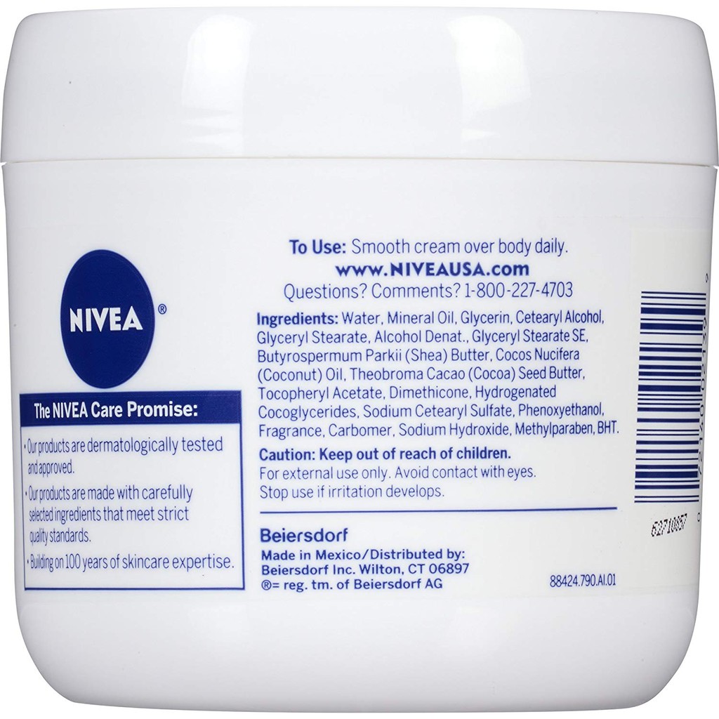 Kem Dưỡng Ẩm Cơ Thể NIVEA Cocoa Butter Body Cream