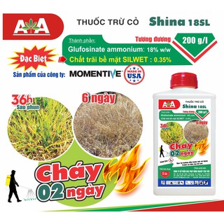 Thuốc trừ cỏ cháy tận gốc nhanh không chọn lọc / chai 100ml
