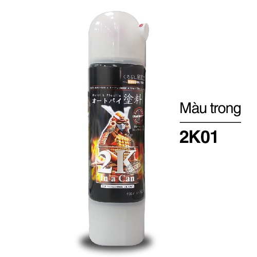 Sơn xịt Samurai Kurobushi - SƠN BÓNG 2K01 (400ml)