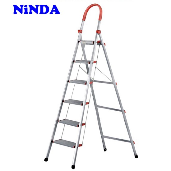 Thang ghế gia đình NiNDA NDI-06 loại 6 bậc có tay vịn, chắc chắn
