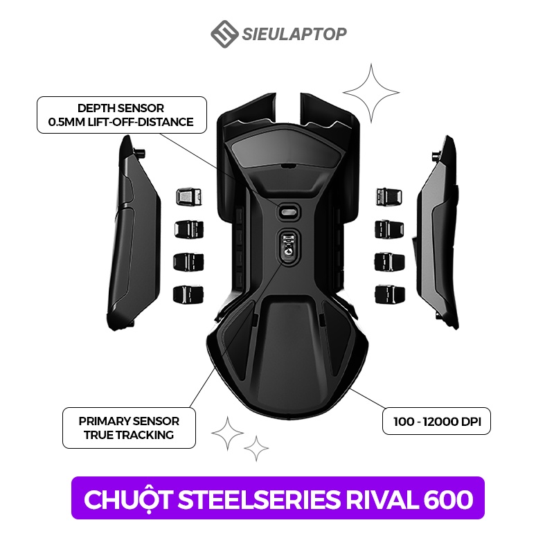 Chuột Chơi Game SteelSeries Rival 600 RGB
