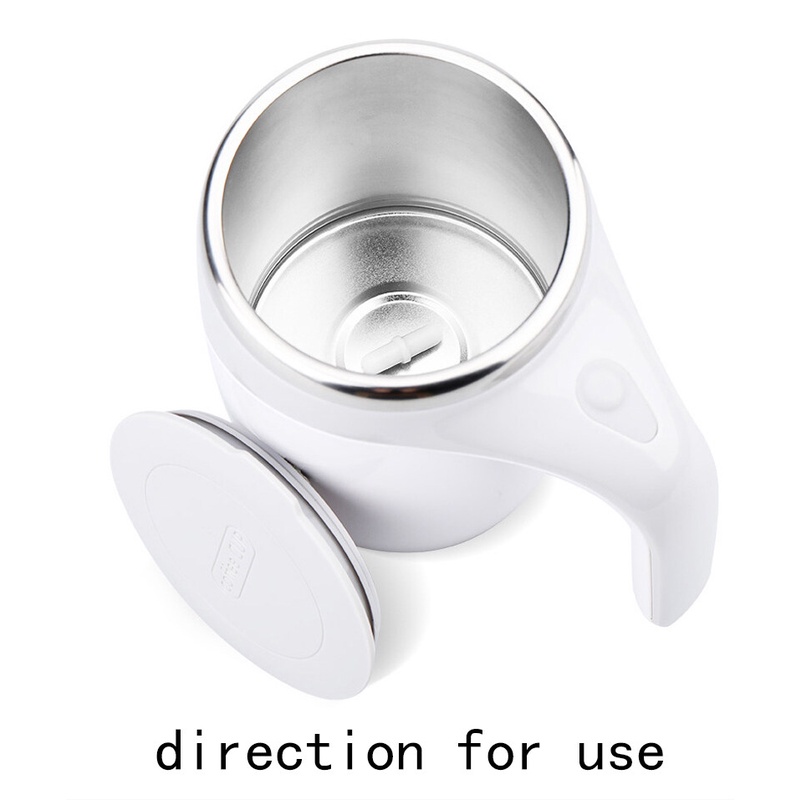 Khuấy tự động ly cafe Cốc quay từ tính , inox 304 380ml cốc giữ nhiệt thông minh