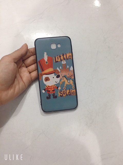 Ốp lưng J7Prime, J7 Prime chú Dog đội mũ