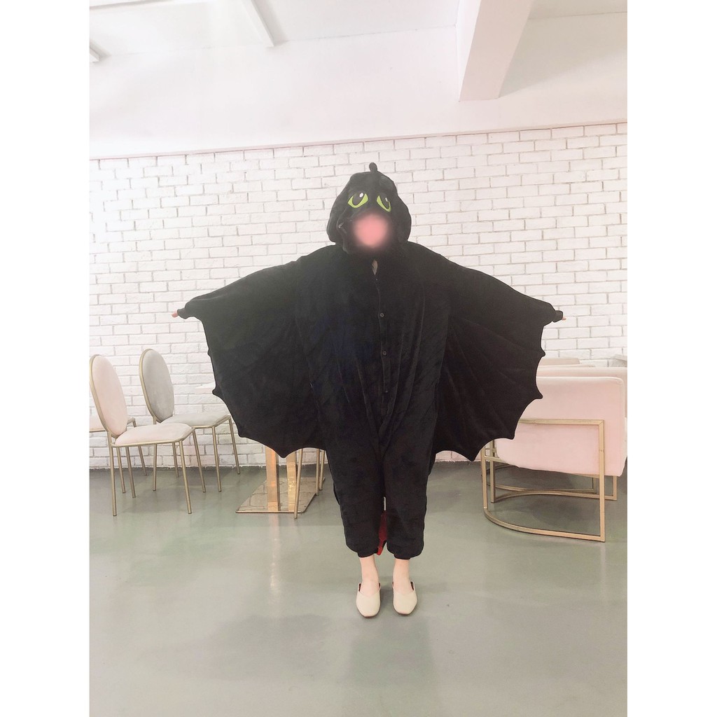 Kigurumi Anime Toothless Funny Cartoon Night evil Dragon Pajamas How to Train Your Dragon Sleepwear