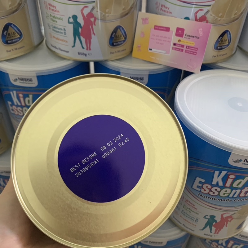 [MẪU MỚI] Sữa KID ESSENTIALS Hàng Úc Chính Hãng Hộp 850g, Hỗ Trợ Tăng Chiều Cao, Cân Nặng Cho Bé