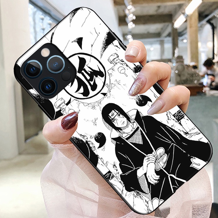 Ốp Điện Thoại Mềm Hình Naruto Itachi Sasuke Cho iPhone 7 8 7 + 8 + 6 + 6S + XR XS Max 5 5s YN26 Mới