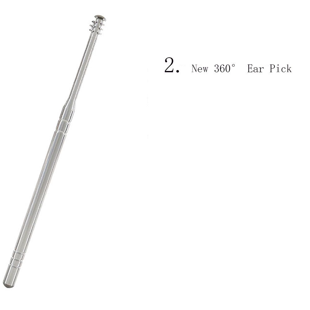 Set 6 dụng cụ vệ sinh tai bằng thép không gỉ nhiều màu sắc