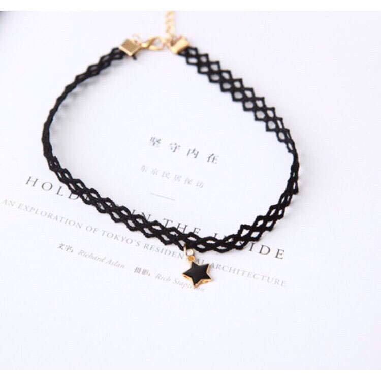 VÒNG ĐEO CỔ TEEN CHOKER HÌNH NGÔI SAO CỰC ĐẸP CỰC CHẢNH