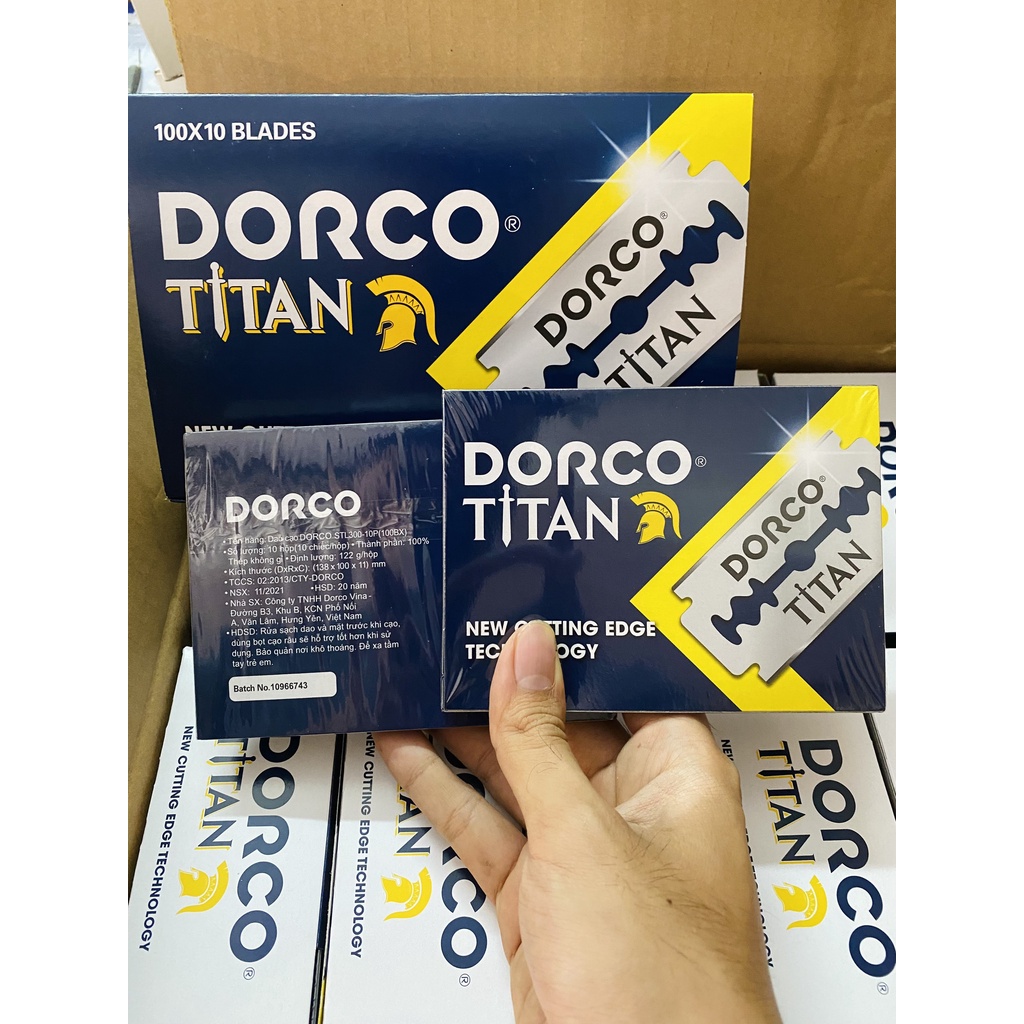 Lưỡi Lam Dorco Titan Hộp 100 Dao Lam Titan