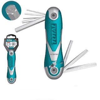 Bộ 8 chìa lục giác xếp total 2-8mm mã: tht1061826