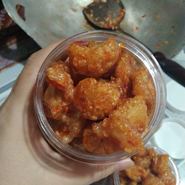 Tép mỡ rim tỏi ớt
