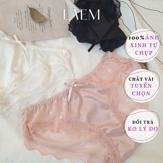 Quần lót ren phối lụa cao cấp lacy laem
