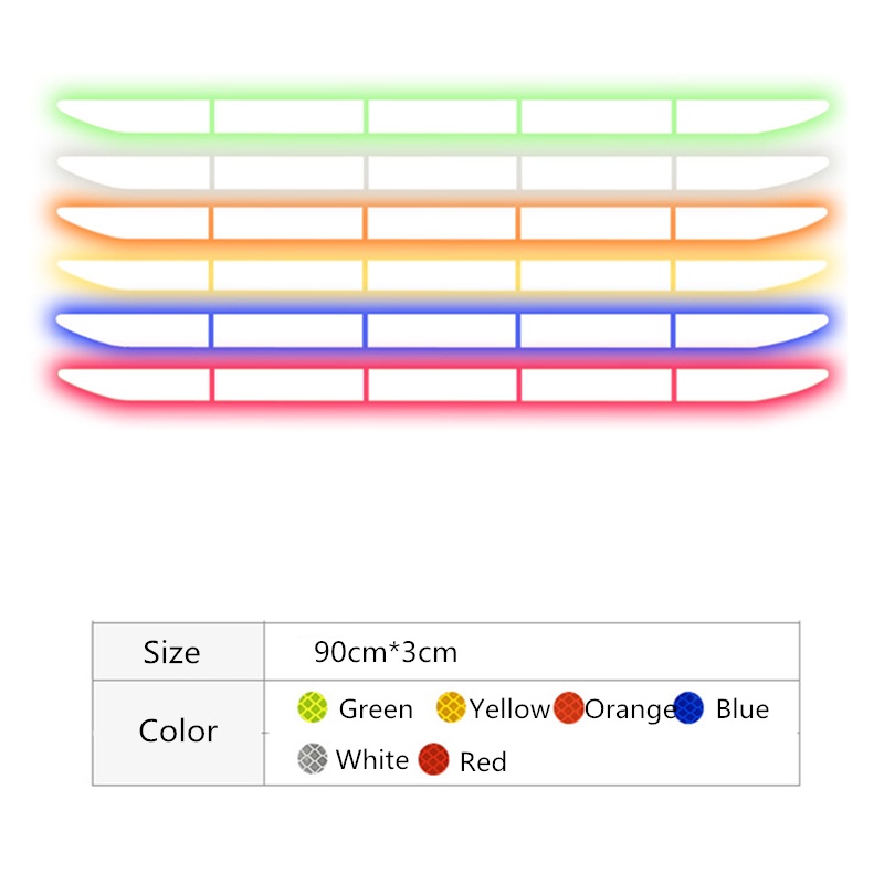Miếng Dán Phản Quang Phản Quang Mới Bảo Vệ Thân Xe Hơi